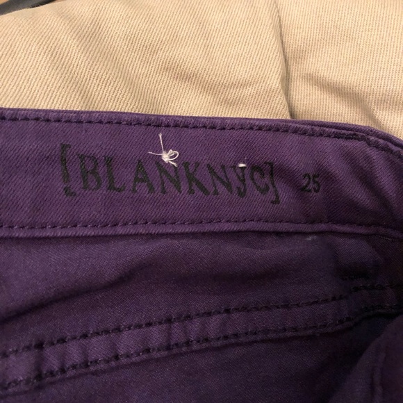 Blank NYC purple denim - Picture 5 of 6